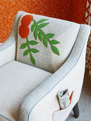 Kit Kemp top tips reupholstering a chair