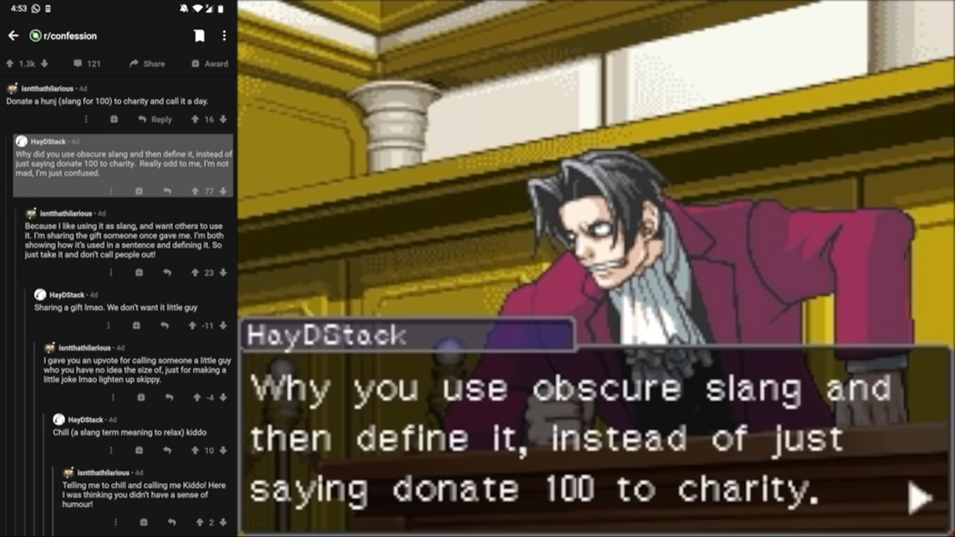  All objections to this Ace Attorney reddit bot are overruled 