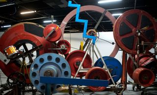 Is Jean Tinguely’s La Cloche from 1967 a machine because its electric motor forces a bell to sound?