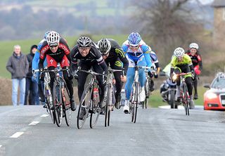 Heading to the line, Clayton Velo Classic Handicap 2011