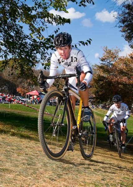 Deidre Winfield (C3) was on top of her form this weekend. Here she leads teammate Laura Van Gilder (C3).