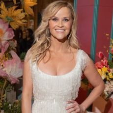Reese Witherspoon wore a fringe GapStudio dress to celebrate her 50th birthday
