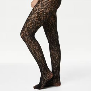 lace patterned tights from M&S