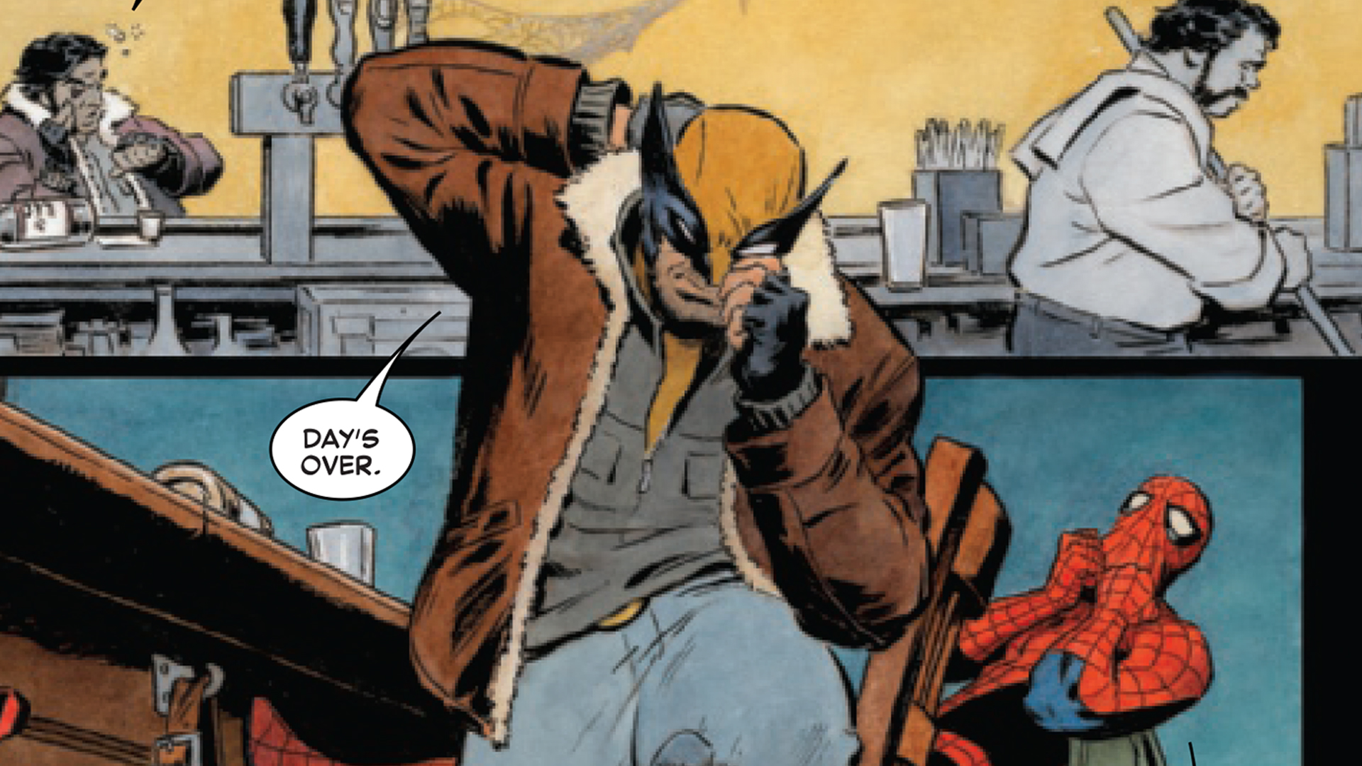 Wolverine aparece en Amazing Spider-Man #60, el final de la carrera de Zeb Wells