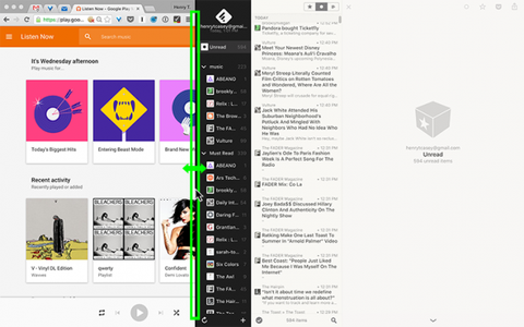 split screen on el capitan