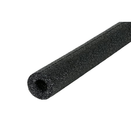 M-D Building Products 50235 1/2 In. Wall X 7/8 In. X 3 Ft. Black Foam Tube Pipe Insulation 4 Sticks Per Bag