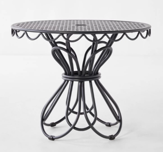 metal outdoor side table