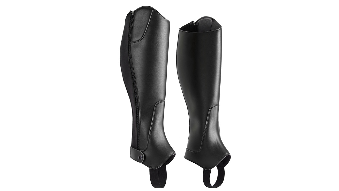 Fouganza 500 synthetic half chaps