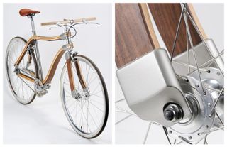 Details of Moccle wooden bike