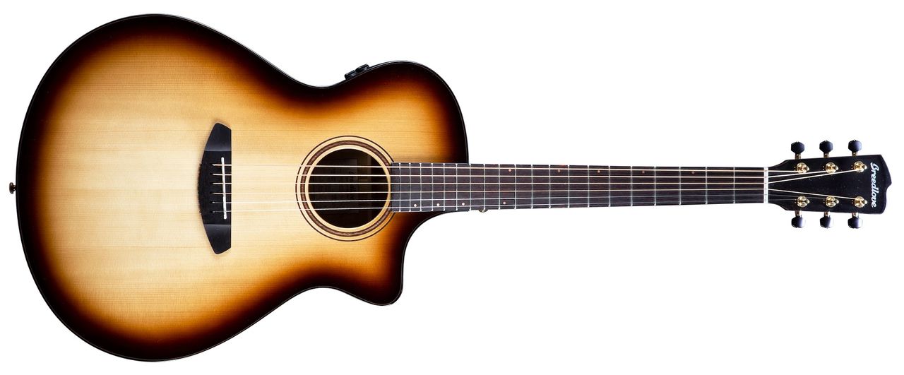 Breedlove's Artista Pro Series Concerto Burnt Amber CE guitar