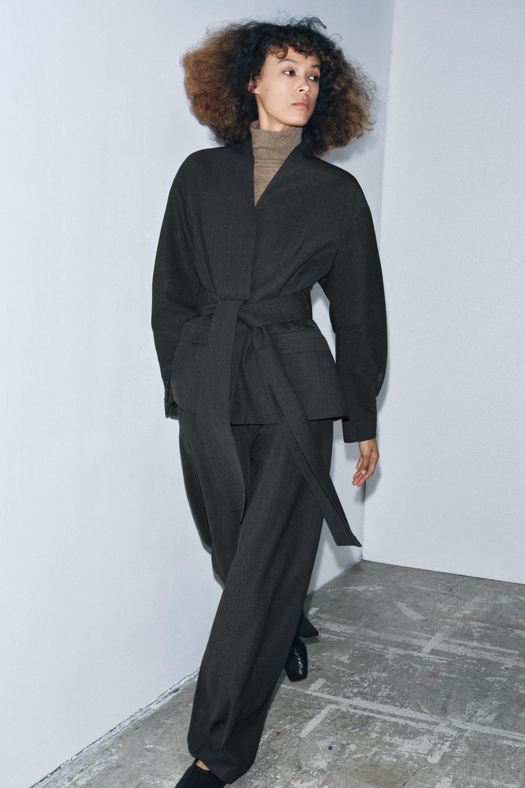 Kimono Blazer With Wool Zw Collection