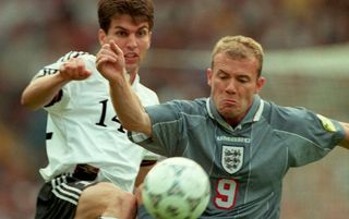 Germany faced England at the old Wembley in a massive Euro 96 semi-final - and for one member of Die Mannschaft, the occasion is a career highlight