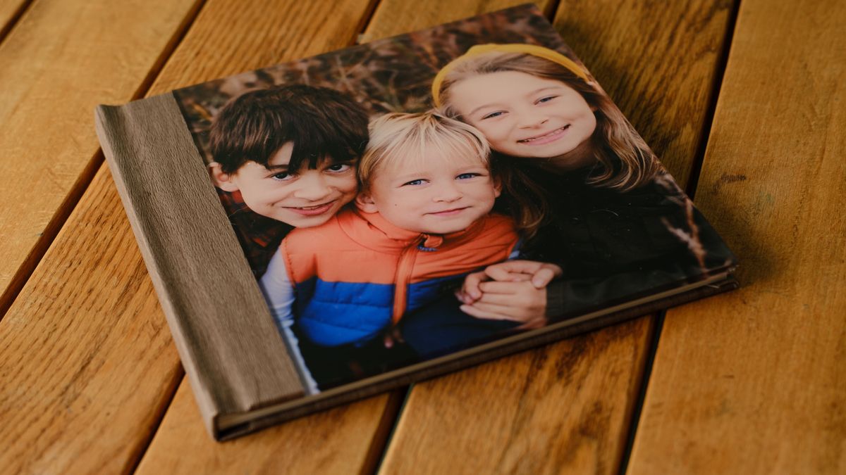 Photo books from Saal on a desktop