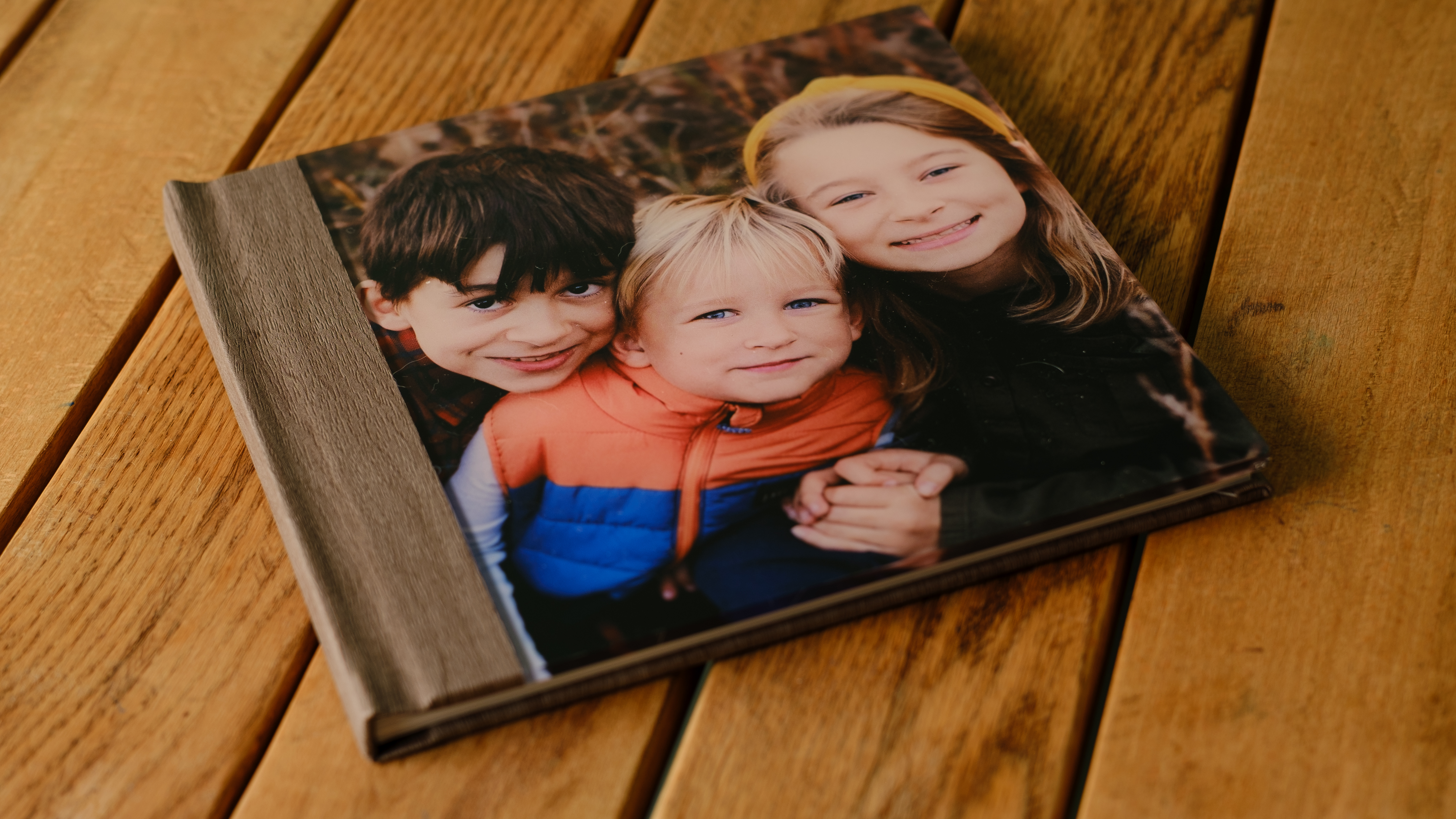 Photo books from Saal on a desktop