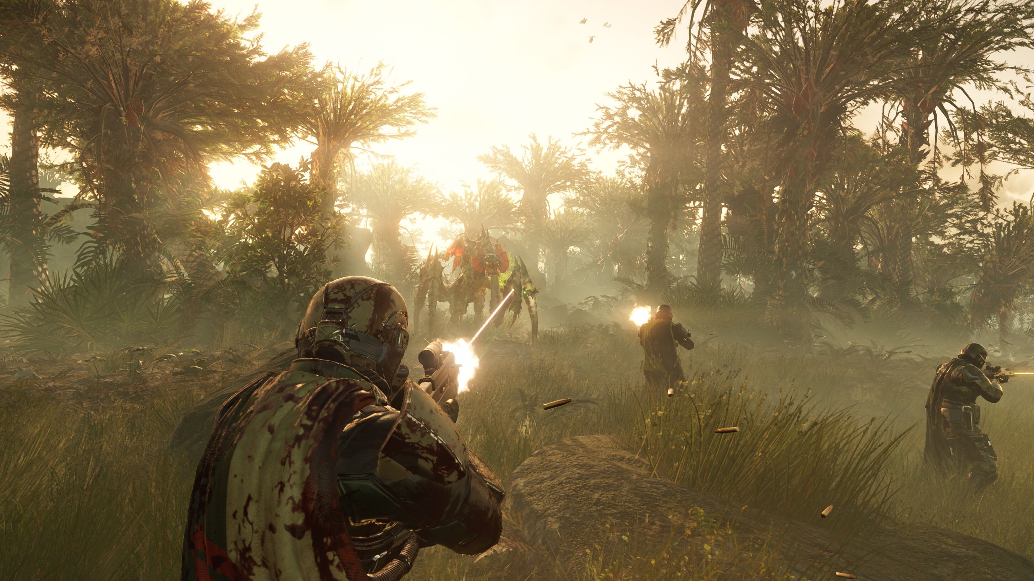 Helldivers 2 promotional screenshots.