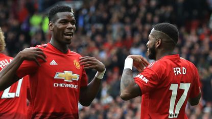 Manchester United midfield duo Paul Pogba and Fred