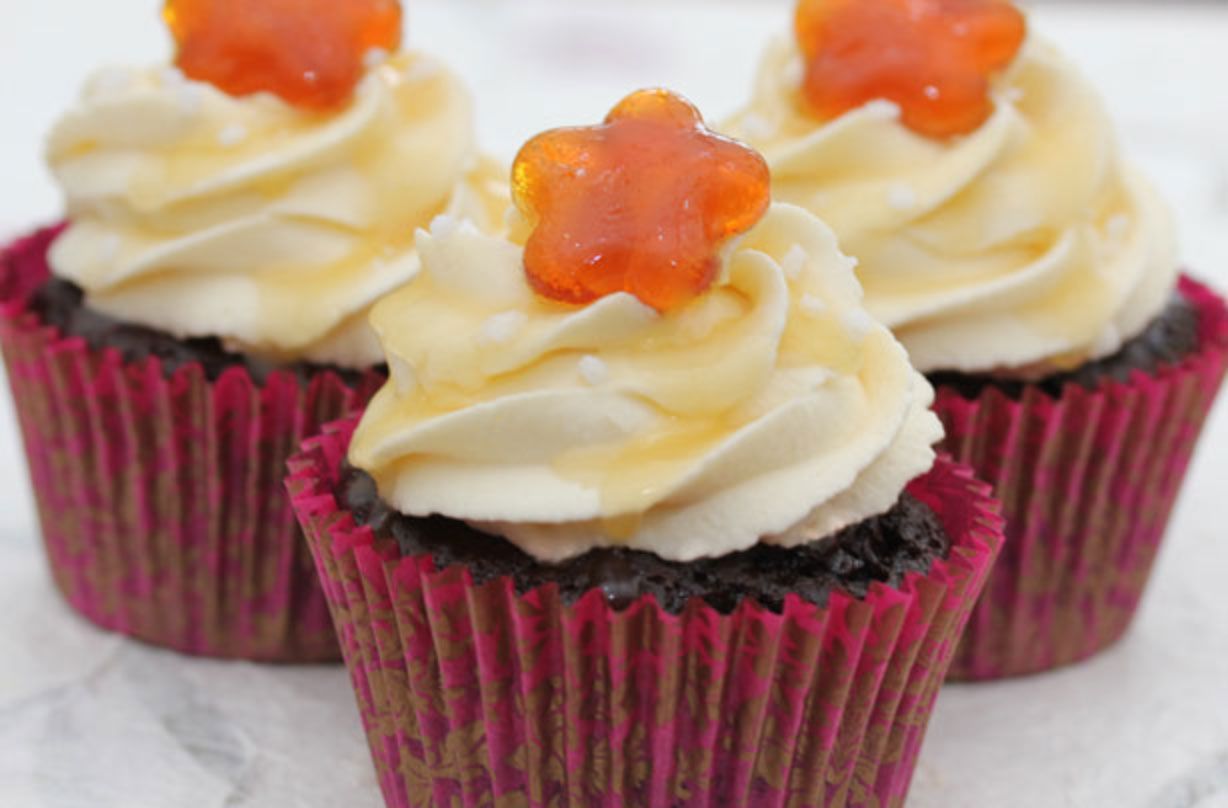 Salted caramel cupcakes