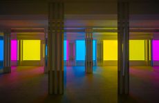 Daniel Buren Philippe Parreno exhibition view