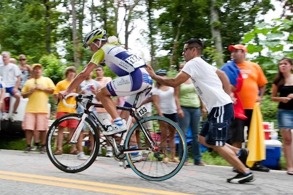 Mike Creed (Team Type 1) gets a little help out on the road.