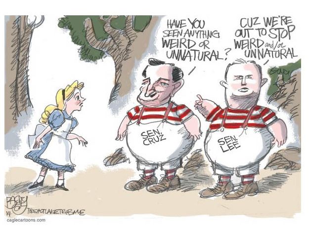 Political cartoon Ted Cruz