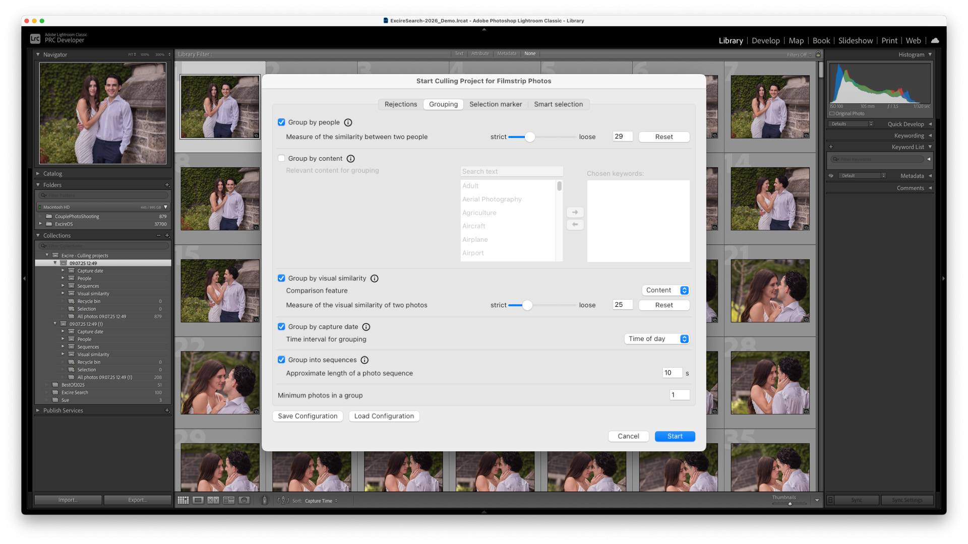 Screenshot from Excire Search 2026