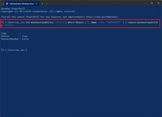 PowerShell remove VBScript