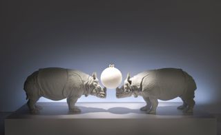 Nymphenburg’s porcelain animal figurines in Tokyo