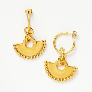 Missoma gold chandelier earrings