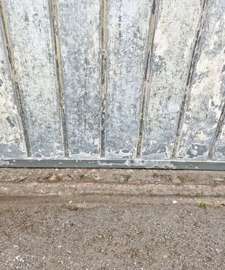 Painting a tired garage door