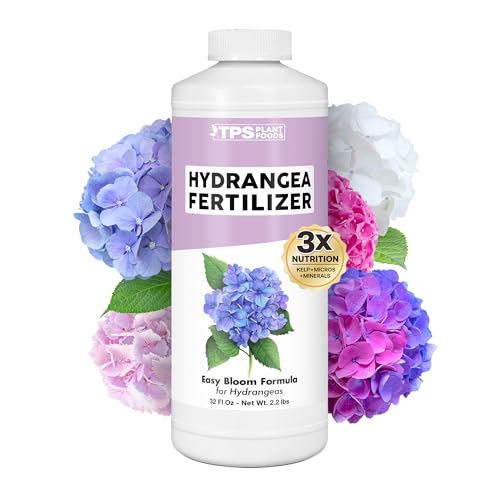 Hydrangea Fertilizer &amp;ndash; Liquid Plant Food for Bigger Blooms, Rich Flower Color &amp;amp; Stronger Root Development, 32 Oz