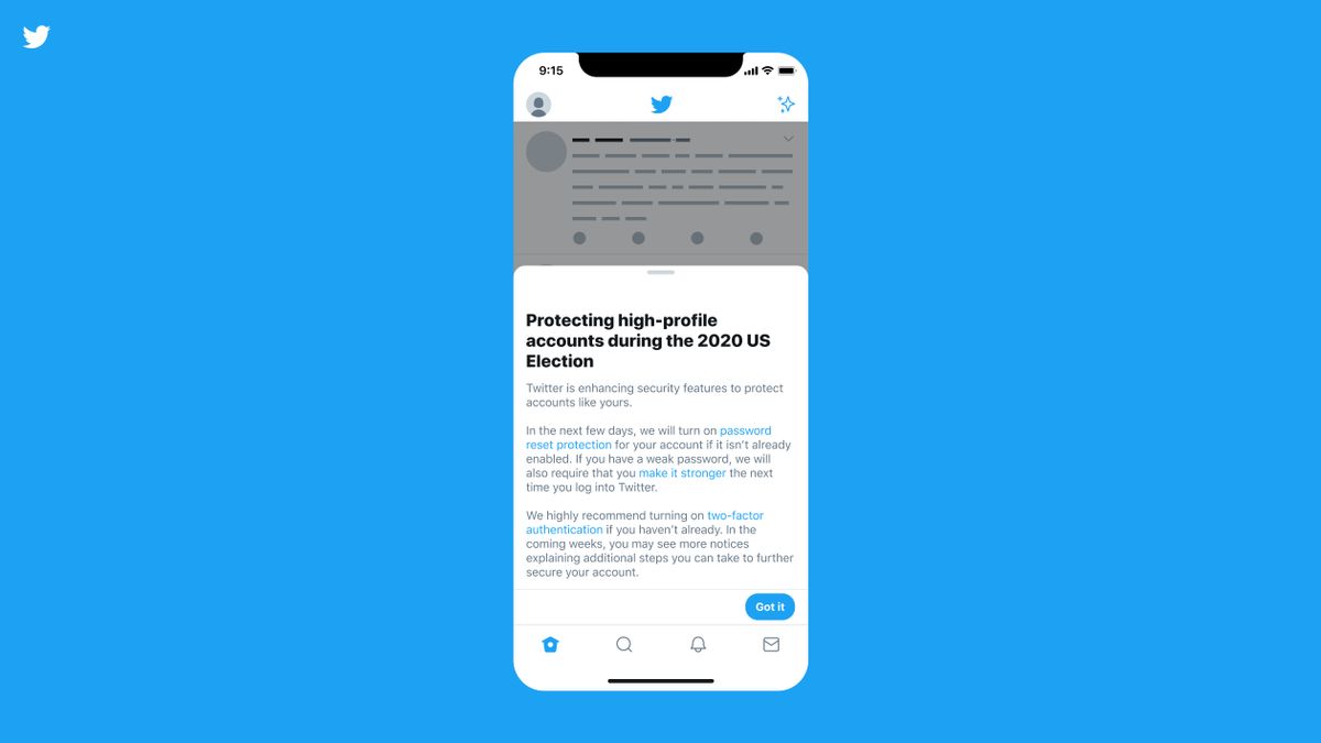 Twitter&amp;#039;s new in-app notification to enhance security ahead of the presidential election