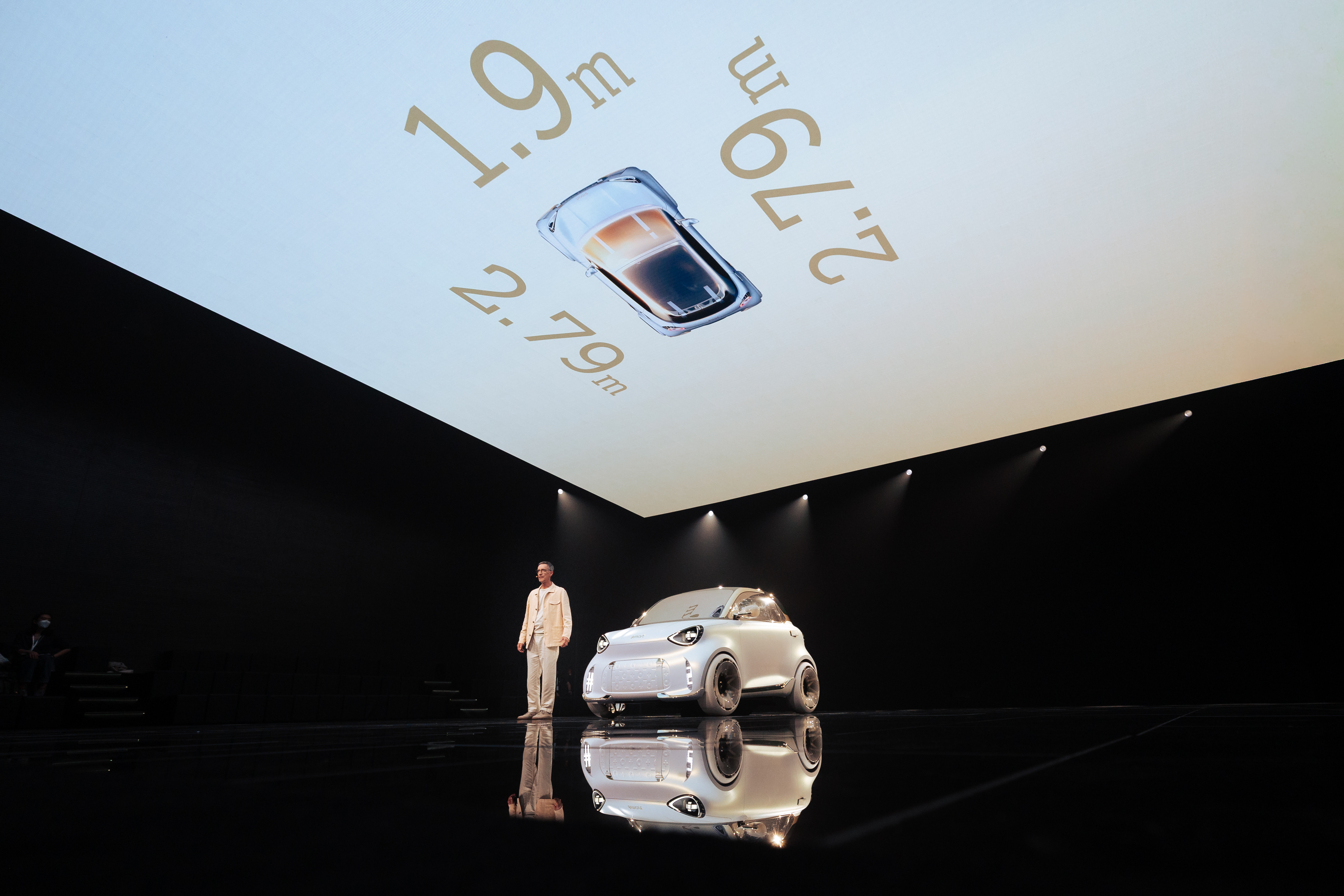 Kai Sieber, Head of Design at smart, with the #2