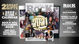 An image of Classic Rock's cover, including an array of stars found in the issue