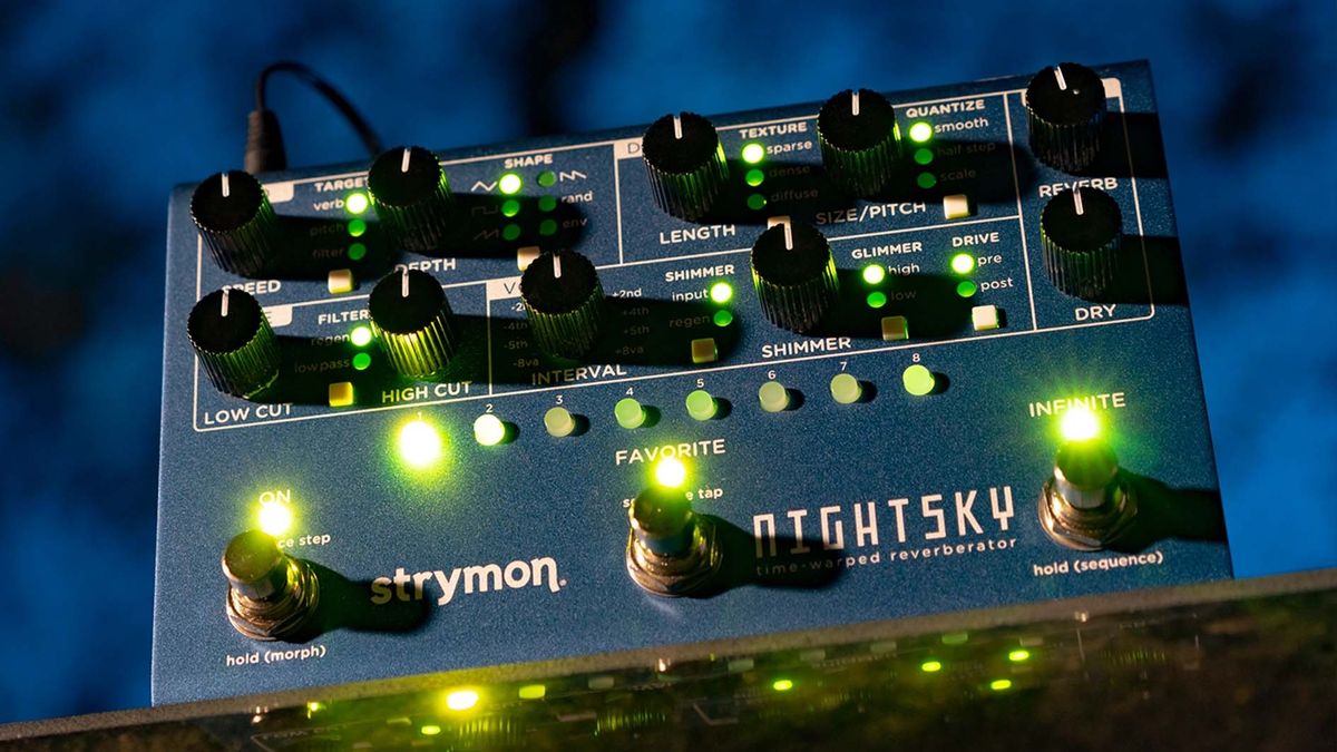 Strymon unveils the NightSky its most experimental multireverb pedal