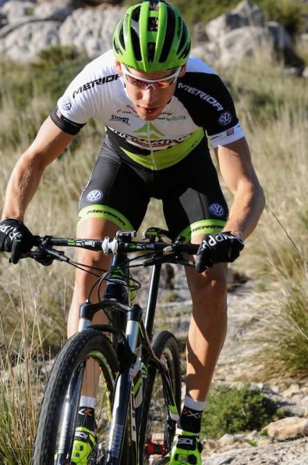 Swiss rider Thomas Litscher (Multivan Merida) already seems to fit right in with the team