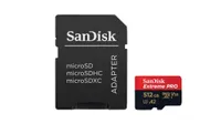 SanDisk Extreme Pro microSDXC memory card product shot