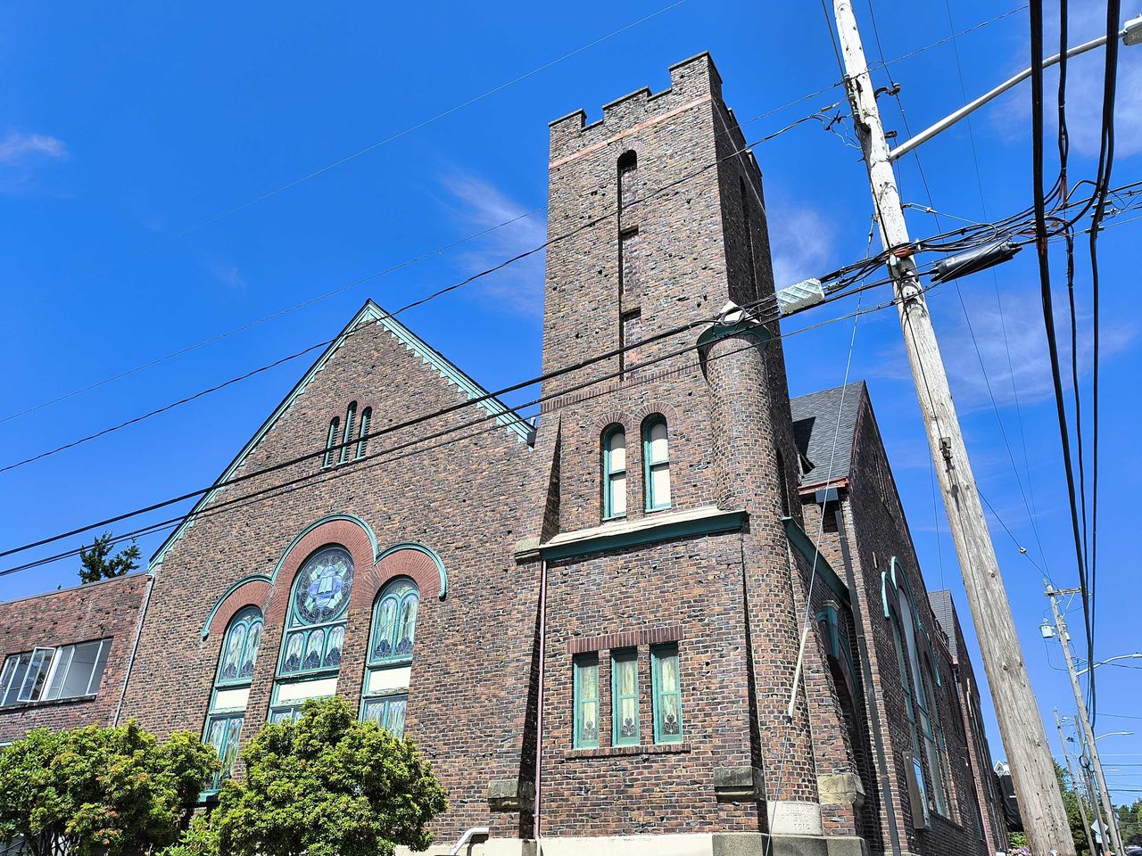 A church
