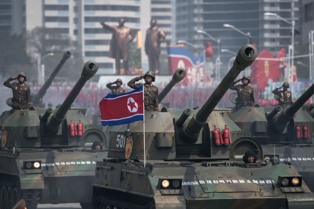 Military parade in Pyongyang