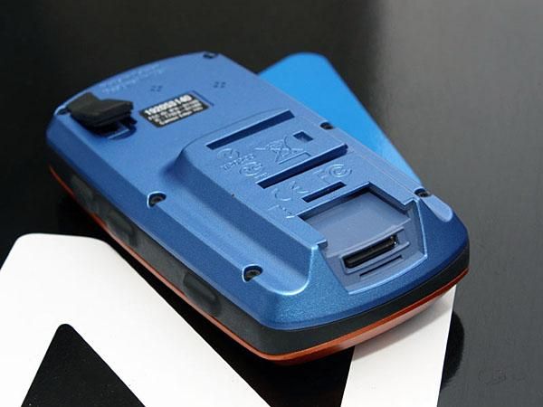 The Garmin Edge 705 can accept MicroSD cards preloaded with city street map information.