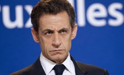 French President Nicolas Sarkozy says S&P's credit downgrade of his country "changes nothing," though critics say it foreshadows disaster for the eurozone.