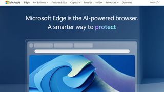 Microsoft Edge website screenshot