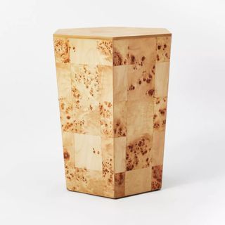 Ogden Burled Wood Accent Table