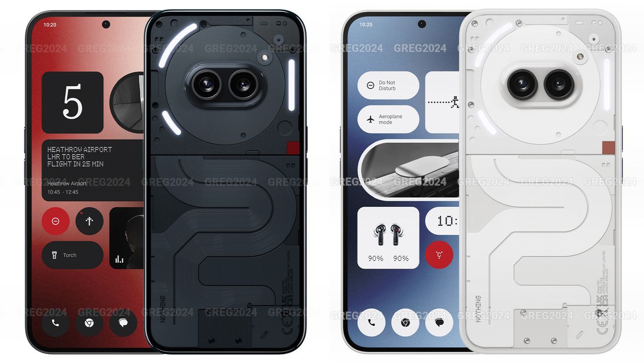 Nothing Phone (2a) leak in black and white finishes