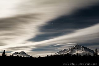 Moving Clouds over Three Sisters Wilderness