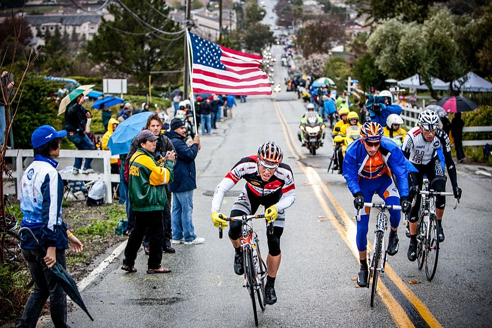 A breakaway hits the bottom of Sierra Road in 2009