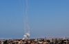 Rockets launched toward Israel.