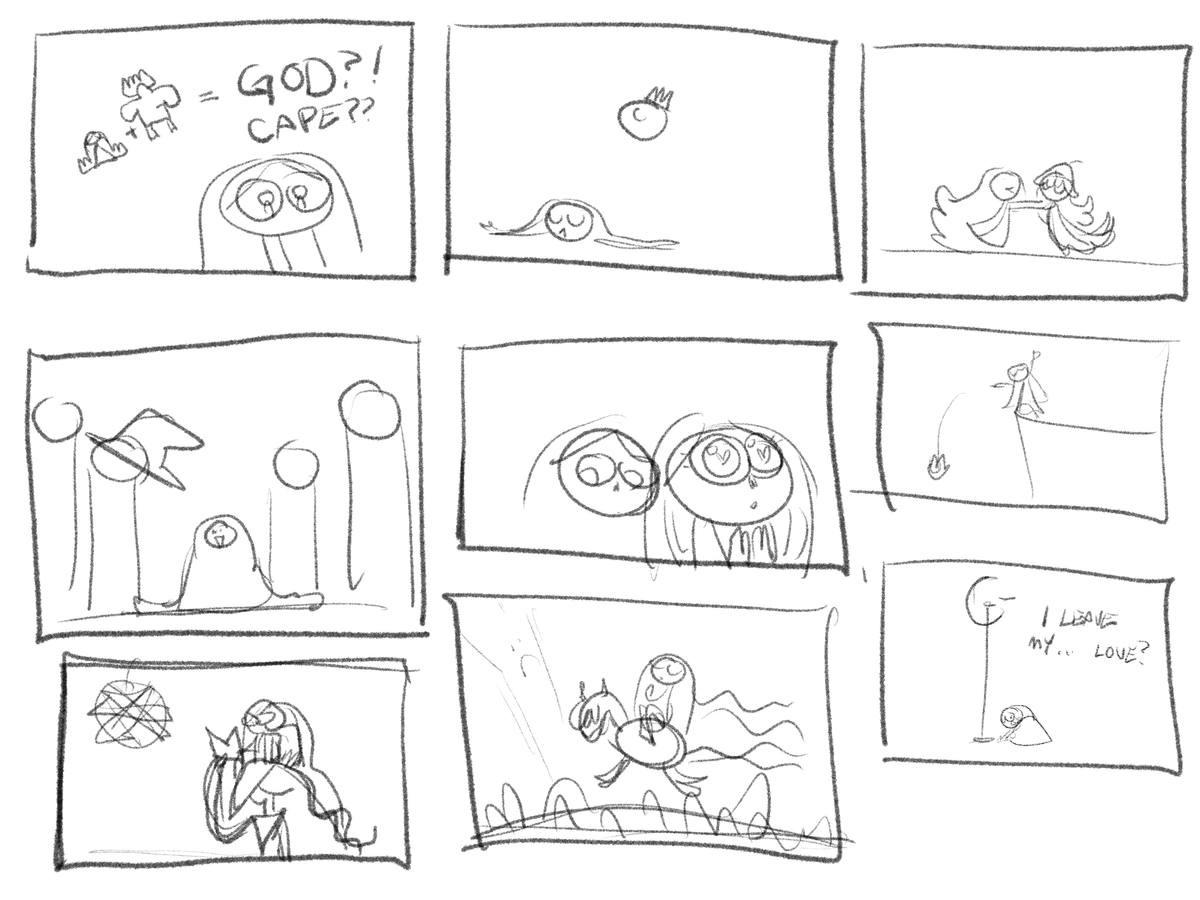 Sketches of characters from Elden Ring Shadow of the Erdtree in a cartoony style