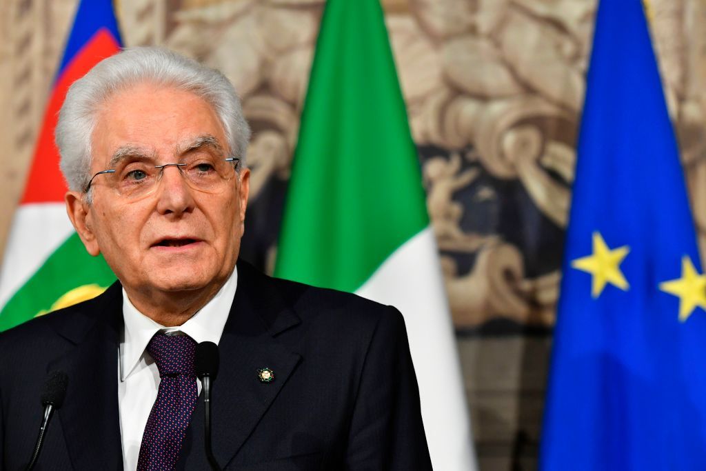 Italian President Sergio Mattarella