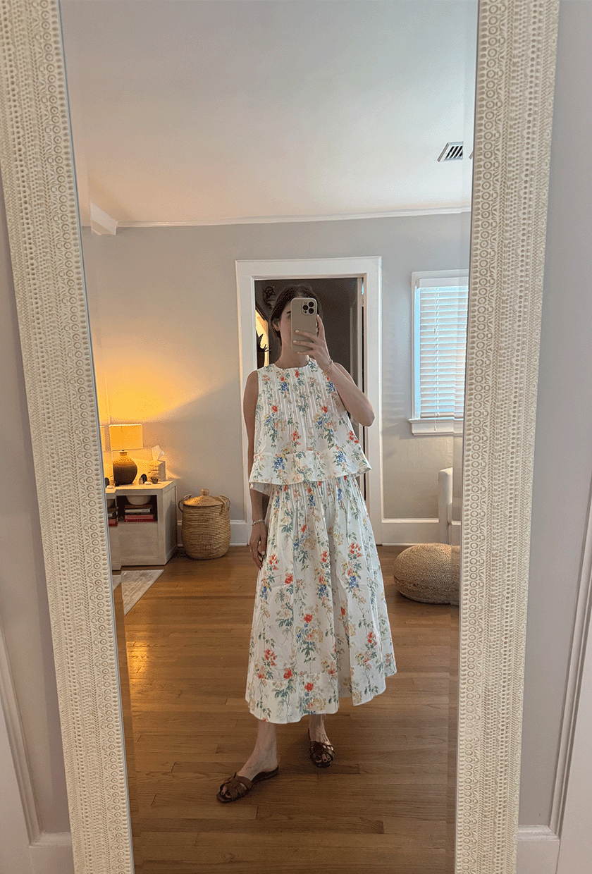 Tessa Faye O&amp;rsquo;Connell wearing Hunter Bell.