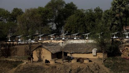 A village in India now runs entirely on its own solar power grid